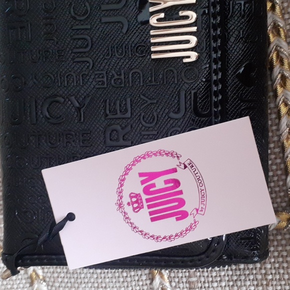 Juicy Couture crossbody bag 8x5, color is black.  NWT - Picture 6 of 6